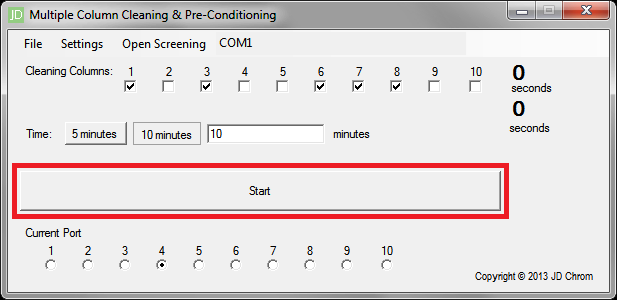 Configuring a C&P run, image 10