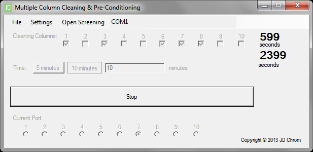 Column 7 processing