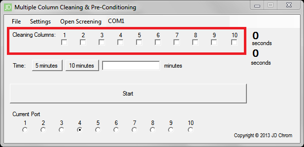 Configuring a C&P run, image 2
