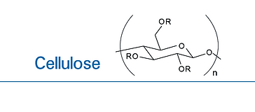 Cellulose backbone structure