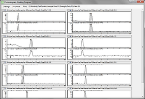 Chromatogram Stacking Program screenshot