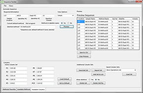 Sequence Builder screenshot