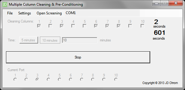 Column 3 processing