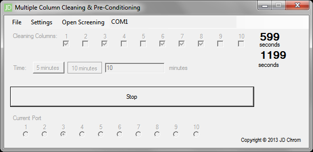 Column 3 processing