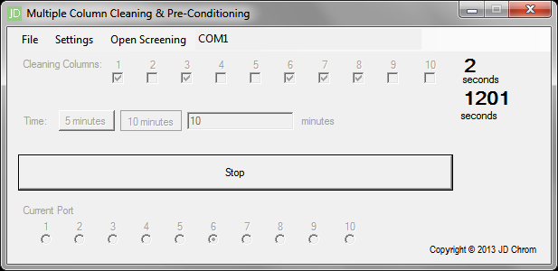 Column 6 processing