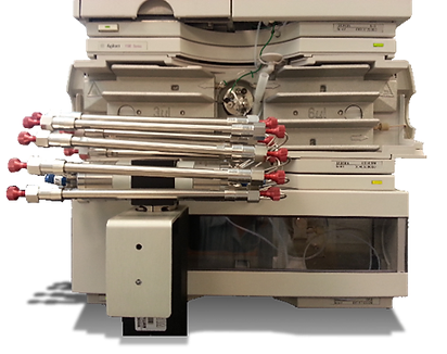 Column Selector Unit installed in front of an HPLC System